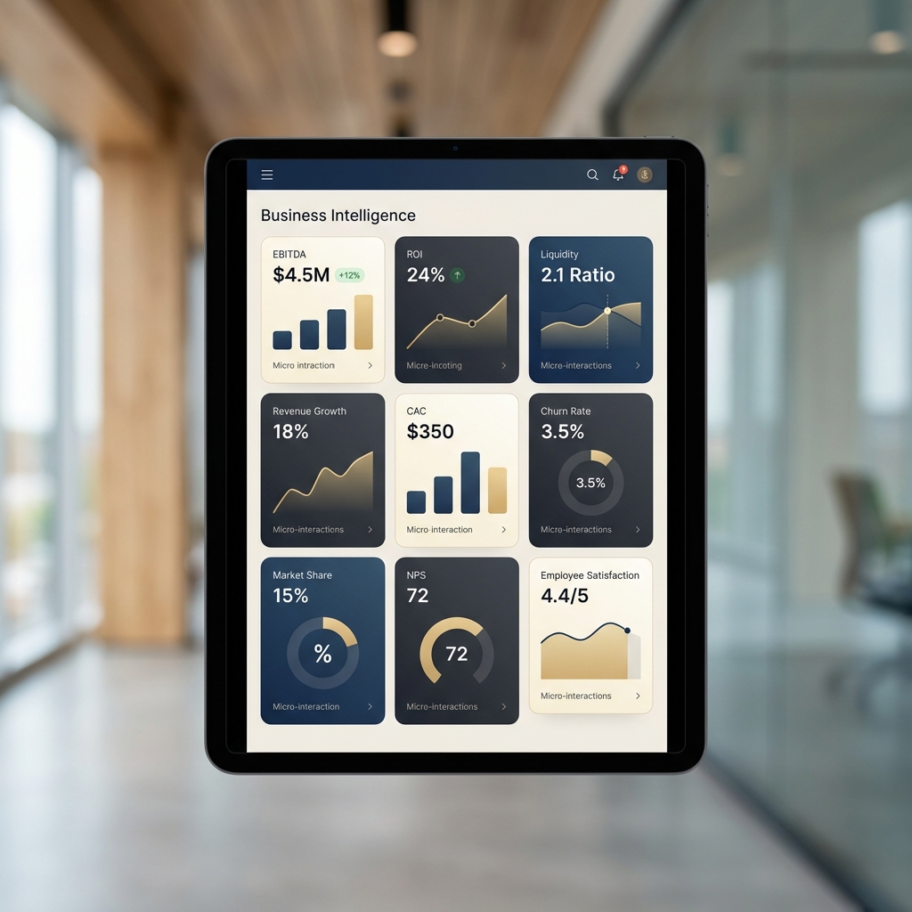Dashboard de BI para CFO