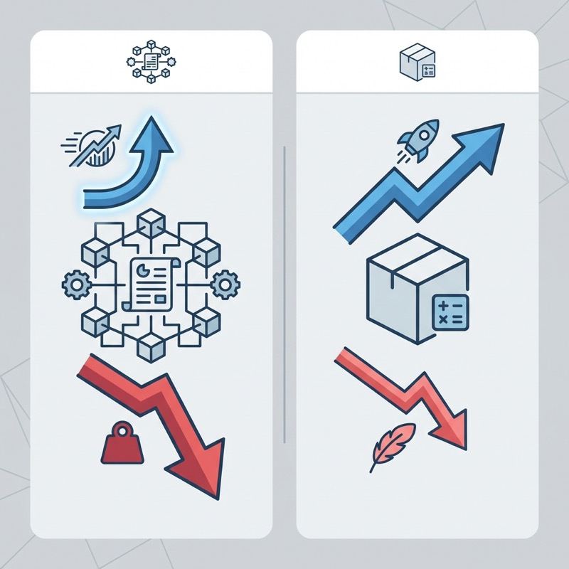 Gráfico comparativo entre Lucro Real e Lucro Presumido após a Reforma Tributária