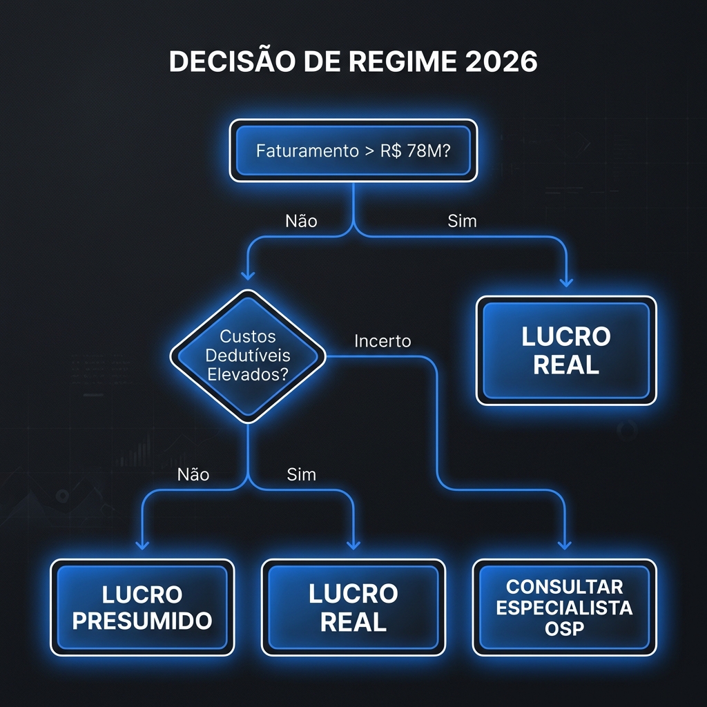 Fluxograma de Decisão Regime 2026